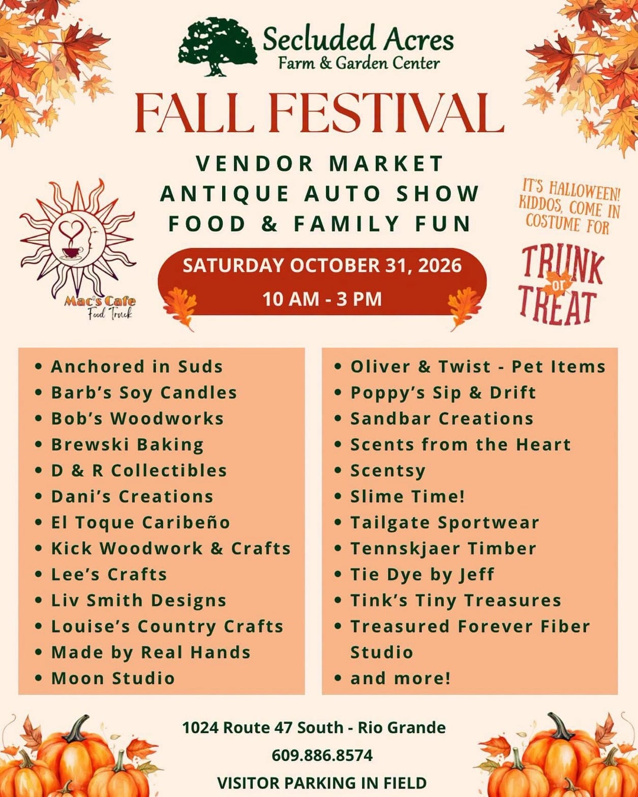 Secluded Acres Fall Festival & Antique Auto Show